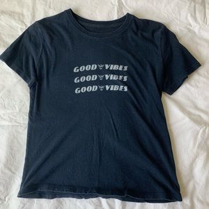 Brandy melville good vibes tee